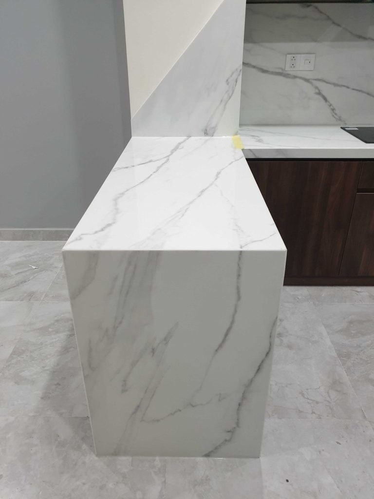 Thi công đá trắng sứ Nhà phố vườn số 119 - Phân khu Aquaria - Waterpoint
