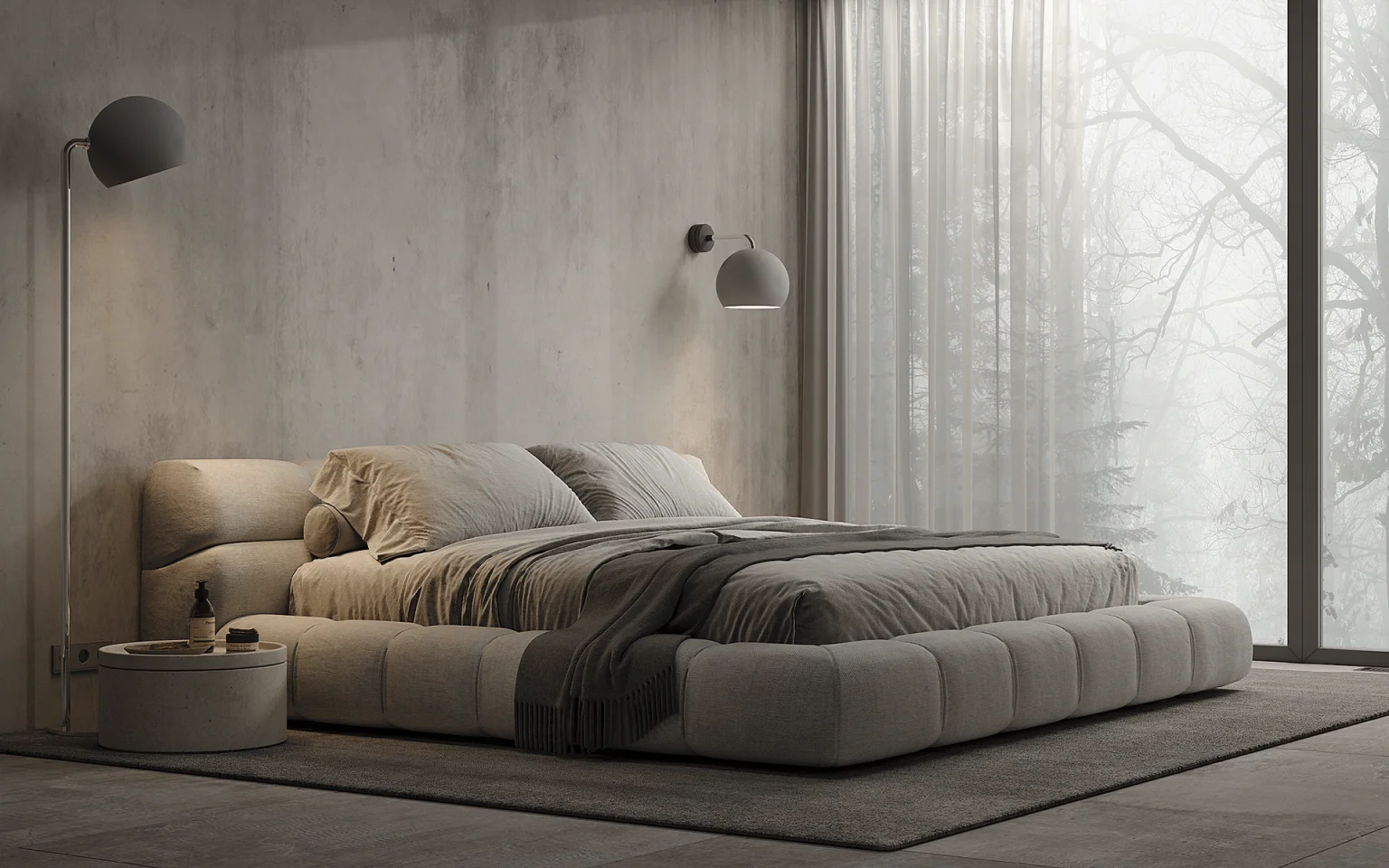 Kết nối tâm hồn phòng ngủ qua thiết kế Wabi Sabi — ảnh 4