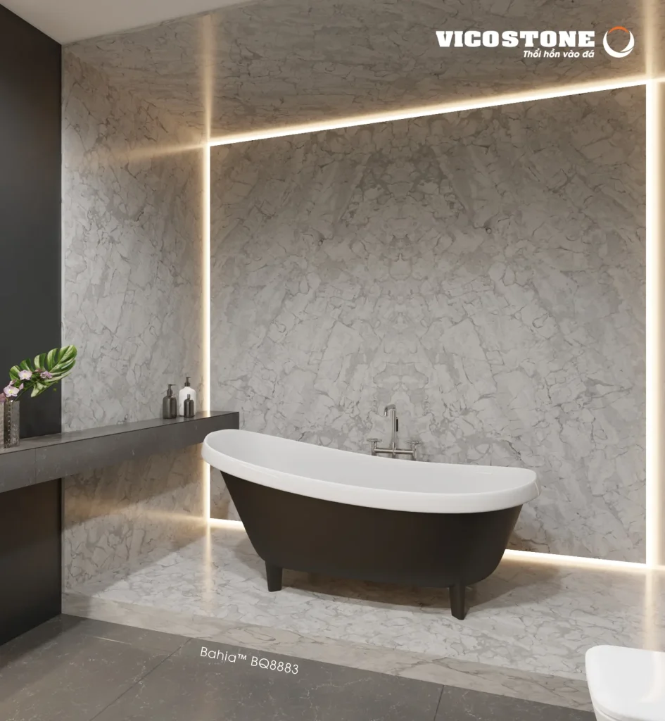 Bề mặt Bahia BQ8883 trong không gian minh họa