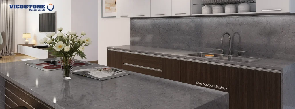 Bề mặt Blue Savoy BQ8816 trong không gian minh họa