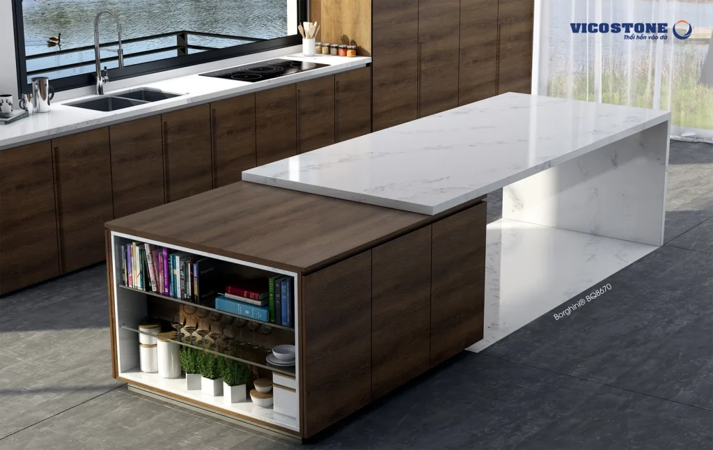 Bề mặt Borghini BQ8670 trong không gian minh họa