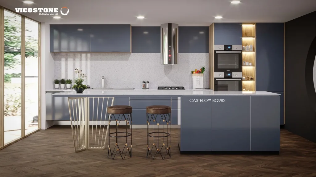 Bề mặt Castelo BQ982 trong không gian minh họa