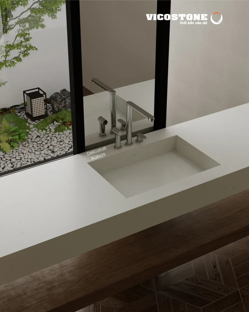Bề mặt Delicato BQ8629 trong không gian minh họa