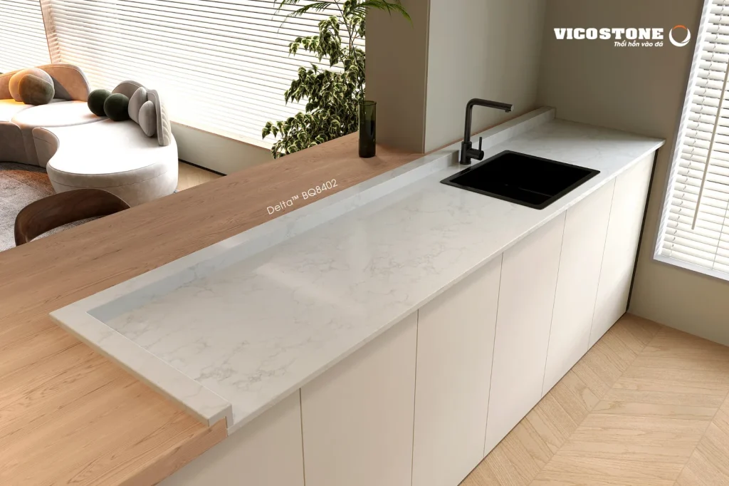Bề mặt Delta BQ8402 trong không gian minh họa
