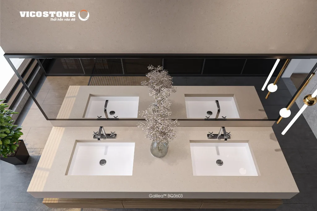 Bề mặt Galilea BQ3603 trong không gian minh họa