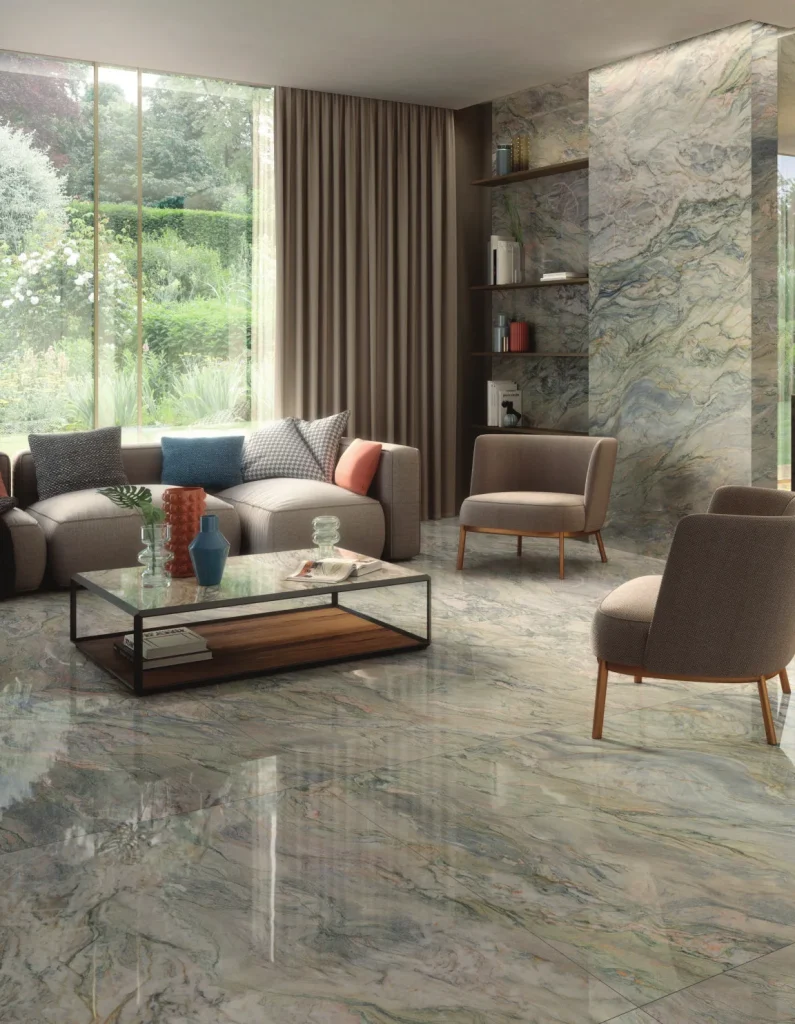 Bề mặt GRANDE MARBLE trong không gian minh họa