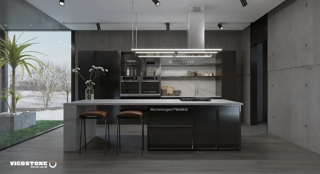 Bề mặt Michelangelo BQ8836 trong không gian minh họa