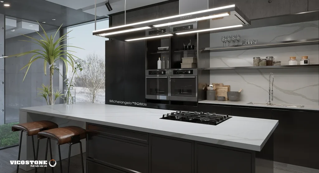 Bề mặt Michelangelo BQ8836 trong không gian minh họa