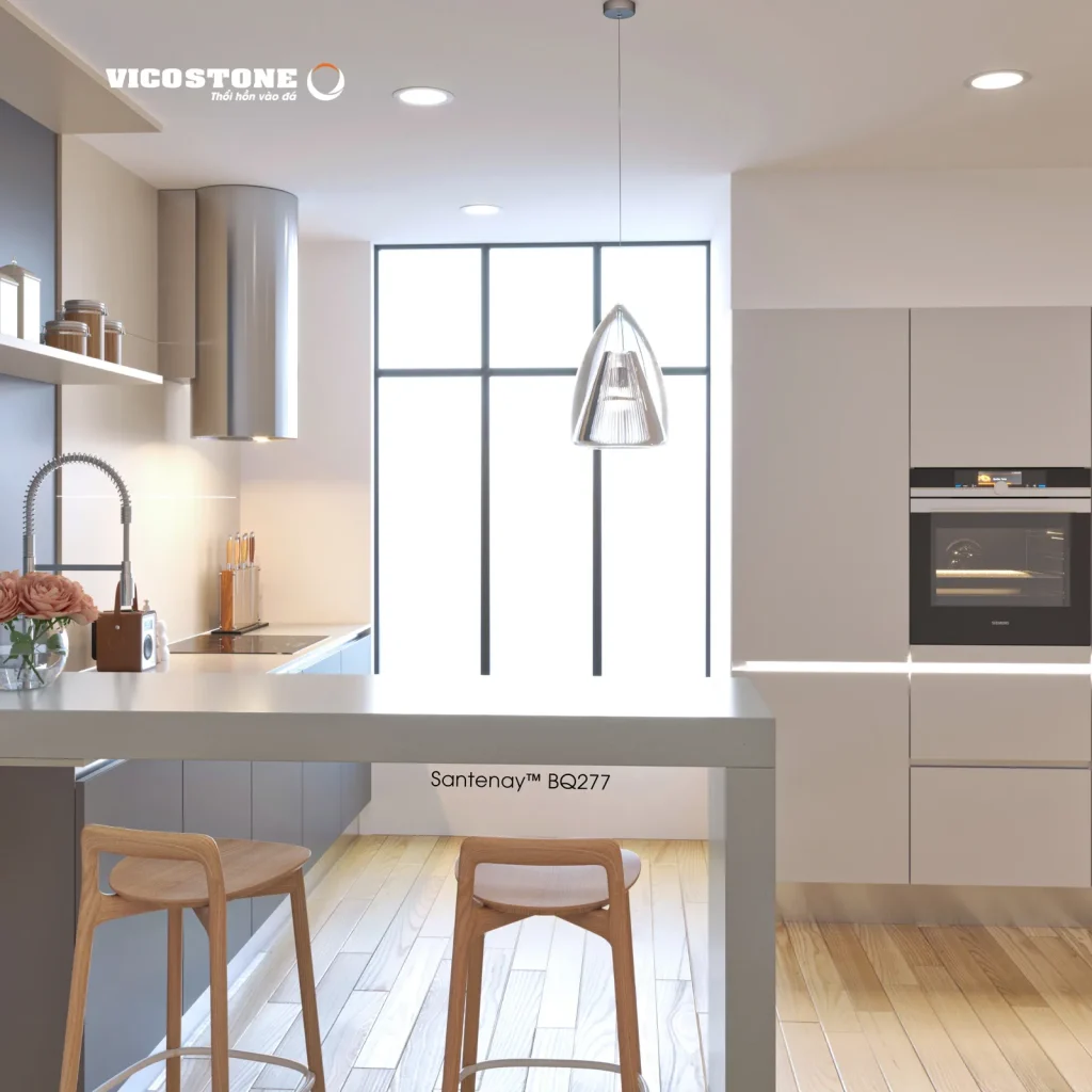 Bề mặt Santenay BQ277 trong không gian minh họa