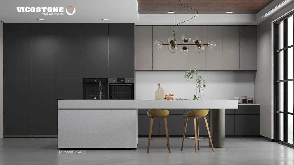 Bề mặt Terreno BQ8791 trong không gian minh họa